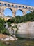 aqueduct Pont du Gard over Gardon River