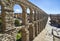 Aqueduct of Segovia. Castile and Leon, Spain.