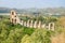 Aqueducts in the ancient city of Aspendos in Antalya, Turkey