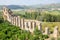 Aqueducts in the ancient city of Aspendos in Antalya, Turkey