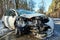 Ð¡ar body after accident on a road