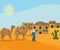 Arab Desert town