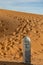 Arab lamp in the Sahara desert in Merzouga. Morocco