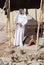 Arab man selling souvenirs in dubai