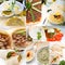 Arab middle eastern food collage