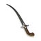 Arab Saif Sword on white. 3D illustration