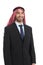 Arab saudi emirates businessman posing smiling standing