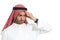 Arab saudi emirates man with headache
