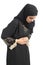 Arab saudi emirates woman with belly ache