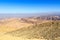 Arabah valley desert panorama with mountains, Jordan