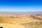 Arabah valley desert panorama with mountains, Jordan