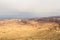 Arabah valley desert panorama with mountains, Jordan