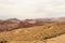 Arabah valley desert panorama with mountains, Jordan