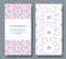 Arabesque double card design for invitation, celebration, save the date, wedding performed in arabesque geometric