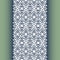 Arabesque lace damask seamless border floral decoration print f