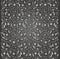 Arabesque luxury seamless floral pattern. Silver branches with flowers, leaves and petals