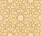 Arabesque Star Ornament Brown background