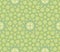 Arabesque Star Ornament Green Background