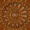 Arabesque vector vintage seamless mandala pattern. Elegance ornamental floral background. Round arabic style mandala. Repeat