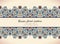 Arabesque vintage seamless border for design template vector