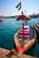 Arabian abra boat at the Creek in Dubai