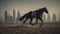 Arabian Horses Speeding in the Dubai World Cup
