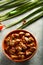 Arabian meal.- homemade meat curry roast
