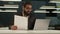 Arabian Muslim business man Indian businessman employer entrepreneur manager amazed emotional shock paperwork good