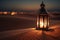 Arabian Nights: Enchanting Lanterns in the Desert. Generative AI