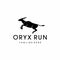 Arabian oryx logo graphic inspiration