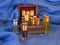 Arabian oud attar perfume or agarwood oil fragrances in mini bottles.