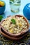 Arabian salad with couscous tabbouleh