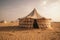 Arabian traditional tent. Generate ai