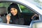 Arabian woman car key