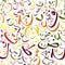 Arabic alphabet background