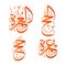arabic calligraphy Hajj umrah illustration vector alhaju aleumra