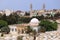 Arabic cemetery and Mausoleum of Habib Burguiba in Monastir.