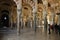 Arabic columns in the prayer hall of the former mosque