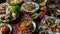 Arabic Cuisine: Middle Eastern traditional lunch. It\\\\\\\'s also Ramadan \\\\\\\