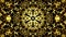 Arabic geometric pattern Gold Mandala.