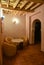 Arabic house riad interior sitting area