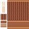 Arabic idea bouncing pill brown seamless pattern