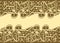 Arabic islamic background design calligraphy ornament pattern arabic border brown