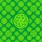 Arabic, Islamic, Oriental, Ornament, Green Seamless pattern texture background. Vector ramadan mubarak.
