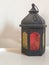 Arabic lamp for colourful candlelight