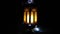 Arabic lantern with candle at night for Islamic holiday. Muslim holy month Ramadan. The end of Eid and Happy New Year.