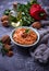 Arabic or Middle Eastern dip Muhammara