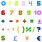 Arabic Numbers, Arithmetic operations and currencies symbols