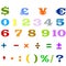 Arabic Numbers, Arithmetic operations and currencies symbols