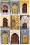 Arabic oriental styled doors